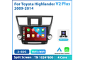 RD209 Android toyota highlander 2009-2014 1GB a 8GB RAM e 16GB a 128GB ROM com ou sem Carplay