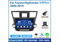 RD209 Android toyota highlander 2009-2014 1GB a 8GB RAM e 16GB a 128GB ROM com ou sem Carplay