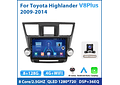 RD209 Android toyota highlander 2009-2014 1GB a 8GB RAM e 16GB a 128GB ROM com ou sem Carplay