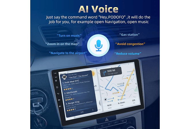 RD209 Android toyota highlander 2009-2014 1GB a 8GB RAM e 16GB a 128GB ROM com ou sem Carplay