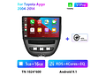 RD212 Android toyota aygo 2004-2014 1GB a 8GB RAM e 16GB a 128GB ROM com ou sem Carplay