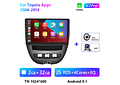 RD212 Android toyota aygo 2004-2014 1GB a 8GB RAM e 16GB a 128GB ROM com ou sem Carplay
