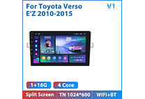 RD213 Android toyota Verso EZ Z 2010-2015 1GB a 8GB RAM e 16GB a 128GB ROM com ou sem Carplay