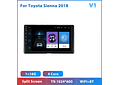 RD215 Android toyota sienna 2018 1GB a 8GB RAM e 16GB a 128GB ROM com ou sem Carplay