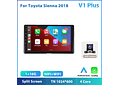 RD215 Android toyota sienna 2018 1GB a 8GB RAM e 16GB a 128GB ROM com ou sem Carplay