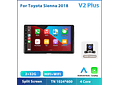 RD215 Android toyota sienna 2018 1GB a 8GB RAM e 16GB a 128GB ROM com ou sem Carplay