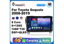 RD216 Android toyota sequoia 2008-2019 1GB a 8GB RAM e 16GB a 128GB ROM com ou sem Carplay