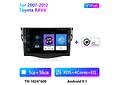RD217 Android toyota rav4 2007-2011 1GB a 8GB RAM e 16GB a 128GB ROM com ou sem Carplay