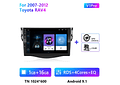 RD217 Android toyota rav4 2007-2011 1GB a 8GB RAM e 16GB a 128GB ROM com ou sem Carplay