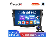 RD217 Android toyota rav4 2007-2011 1GB a 8GB RAM e 16GB a 128GB ROM com ou sem Carplay