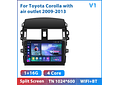RD219 Android toyota corolla tuyere 2009-2013 1GB a 8GB RAM e 16GB a 128GB ROM com ou sem Carplay