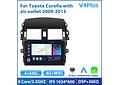 RD219 Android toyota corolla tuyere 2009-2013 1GB a 8GB RAM e 16GB a 128GB ROM com ou sem Carplay
