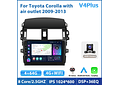 RD219 Android toyota corolla tuyere 2009-2013 1GB a 8GB RAM e 16GB a 128GB ROM com ou sem Carplay