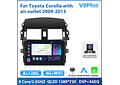 RD219 Android toyota corolla tuyere 2009-2013 1GB a 8GB RAM e 16GB a 128GB ROM com ou sem Carplay