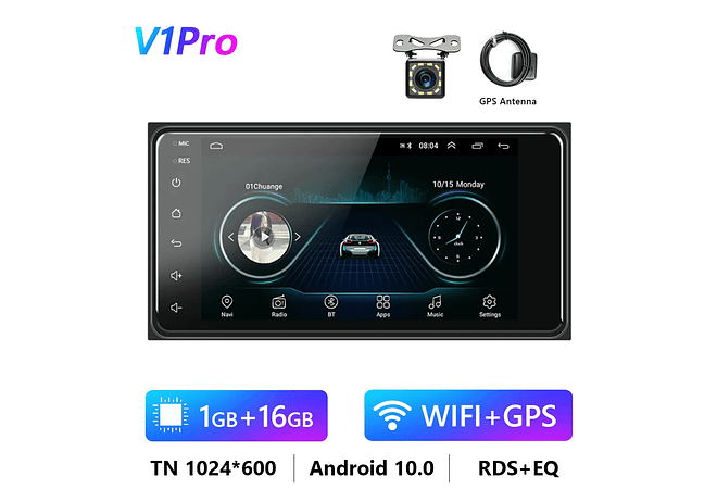 RD223 Android toyota coroa camry hiace previa corolla 1GB a 8GB RAM e 16GB a 128GB ROM com ou sem Carplayolla 1GB a 8GB RAM e 16GB a 128GB ROM com ou sem Carplay