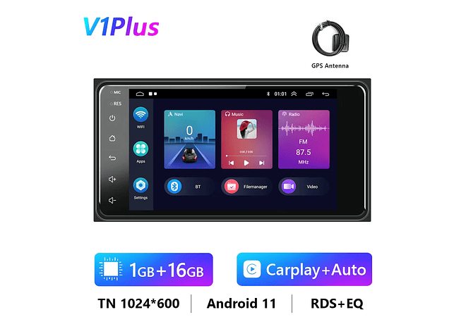 RD223 Android toyota coroa camry hiace previa corolla 1GB a 8GB RAM e 16GB a 128GB ROM com ou sem Carplayolla 1GB a 8GB RAM e 16GB a 128GB ROM com ou sem Carplay