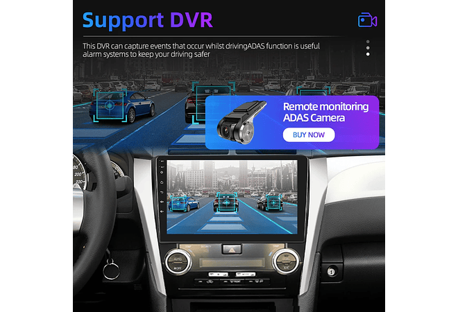 RD224 Android toyota camry 2012-2014 1GB a 8GB RAM e 16GB a 128GB ROM com ou sem Carplay