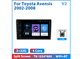 RD225 Android toyota avensis 2002-2008 1GB a 8GB RAM e 16GB a 128GB ROM com ou sem Carplaya 8GB RAM e 16GB a 128GB ROM com ou sem Carplay