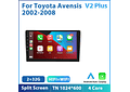 RD225 Android toyota avensis 2002-2008 1GB a 8GB RAM e 16GB a 128GB ROM com ou sem Carplaya 8GB RAM e 16GB a 128GB ROM com ou sem Carplay