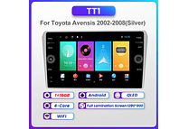 RD226 Android Toyoya avensis 2002-2008 1GB a 8GB RAM e 16GB a 128GB ROM com ou sem Carplay