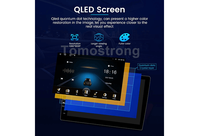 RD226 Android Toyoya avensis 2002-2008 1GB a 8GB RAM e 16GB a 128GB ROM com ou sem Carplay