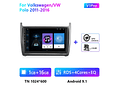 RD227 Android volkswagen Polo 2011-2016 1GB a 8GB RAM e 16GB a 128GB ROM com ou sem Carplaya 8GB RAM e 16GB a 128GB ROM com ou sem Carplay