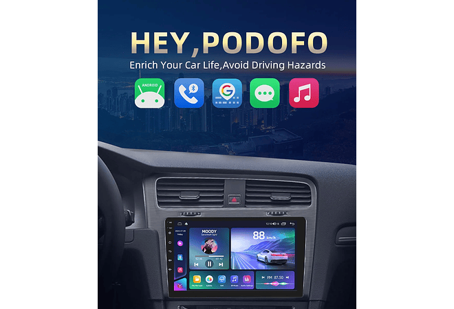 RD227 Android volkswagen Polo 2011-2016 1GB a 8GB RAM e 16GB a 128GB ROM com ou sem Carplaya 8GB RAM e 16GB a 128GB ROM com ou sem Carplay