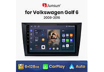RD229 Android Volkswagen golf 6 2002-2013 1GB a 8GB RAM e 16GB a 128GB ROM com ou sem Carplay