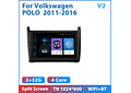 RD232 Android volkswagen Polo 2011-2016 1GB a 8GB RAM e 16GB a 128GB ROM com ou sem Carplay