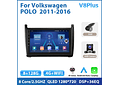RD232 Android volkswagen Polo 2011-2016 1GB a 8GB RAM e 16GB a 128GB ROM com ou sem Carplay