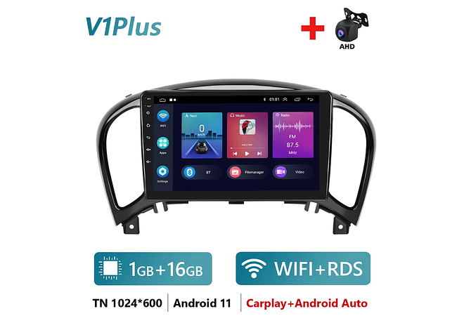 RD233 Android Nissan juke yf15 2010-2014 1GB a 8GB RAM e 16GB a 128GB ROM com ou sem Carplay1GB a 8GB RAM e 16GB a 128GB ROM com ou sem Carplay
