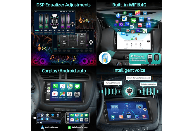 RD233 Android Nissan juke yf15 2010-2014 1GB a 8GB RAM e 16GB a 128GB ROM com ou sem Carplay1GB a 8GB RAM e 16GB a 128GB ROM com ou sem Carplay