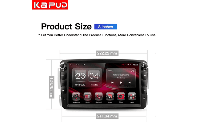 RD235 android Mercedes w209 w203 w170 c208 w208 w168 w463 vito viano w639 vaneo 2000-2005 1GB a 8GB RAM e 16GB a 128GB ROM com ou sem Carplay