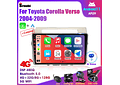 RD236 Android toyota corolla Verso 2004-2010 1GB a 8GB RAM e 16GB a 128GB ROM com ou sem CarplayGB RAM e 16GB a 128GB ROM com ou sem Carplay