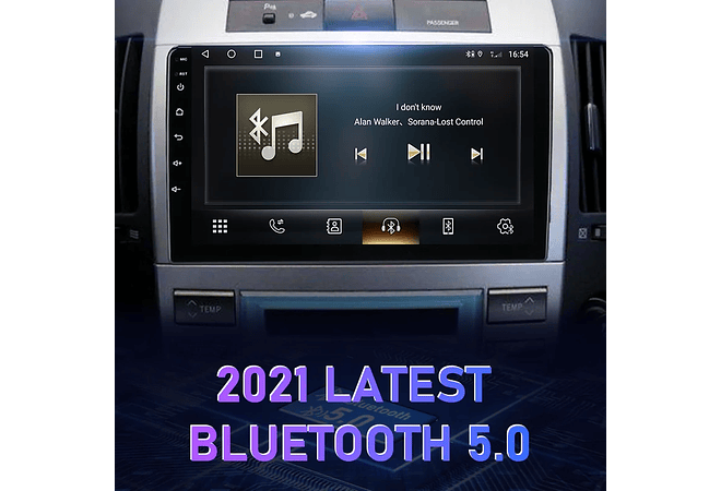 RD236 Android toyota corolla Verso 2004-2010 1GB a 8GB RAM e 16GB a 128GB ROM com ou sem CarplayGB RAM e 16GB a 128GB ROM com ou sem Carplay