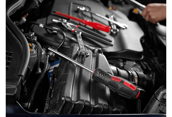 Monzana Mala de ferramentas com 899 peças caixa de ferramentas com cabo telescópico e rodas