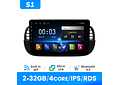RD092 Android Fiat 500 2007-2014 1GB a 8GB RAM e 16GB a 128GB ROM com ou sem Carplay