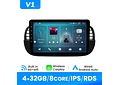 RD092 Android Fiat 500 2007-2014 1GB a 8GB RAM e 16GB a 128GB ROM com ou sem Carplay