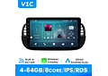 RD092 Android Fiat 500 2007-2014 1GB a 8GB RAM e 16GB a 128GB ROM com ou sem Carplay