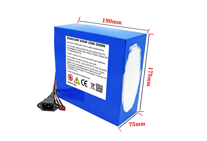 IMP0002 Bateria scooter moto eletrica 60v desde 20ah 25ah 30ah 40ah 50ah com carregador