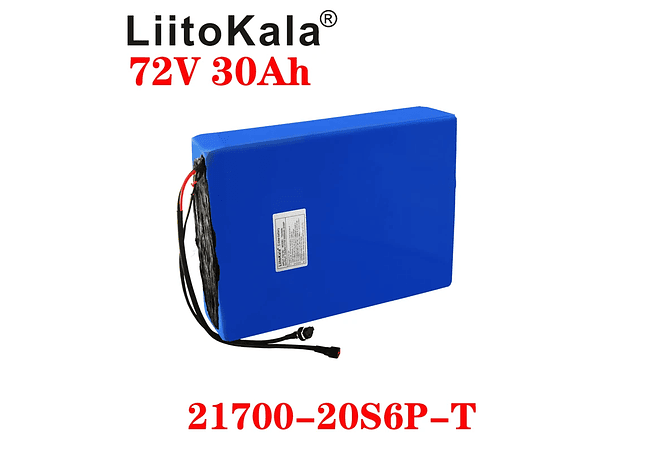 IMP0007 Liitokala 20s 72v 20ah 30ah 40ah 50ah bateria elétrica da bicicleta 21700 5000mah bateria de lítio do trotinette 