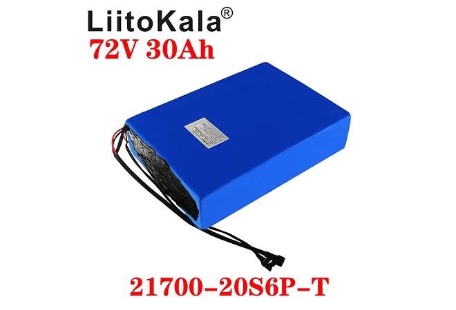 IMP0007 Liitokala 20s 72v 20ah 30ah 40ah 50ah bateria elétrica da bicicleta 21700 5000mah bateria de lítio do trotinette 