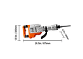  IMP0011 - Martelo Elétrico de Demolição 60J, 1700W - VEVOR