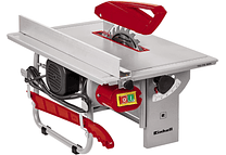 IMP0020- Einhell TH-TS 820 - Mesa de corte (800 W, lâmina de serrilha: diâmetro 200 x 16, 24 dentes) cor vermelha