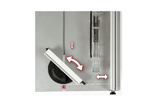 IMP0020- Einhell TH-TS 820 - Mesa de corte (800 W, lâmina de serrilha: diâmetro 200 x 16, 24 dentes) cor vermelha