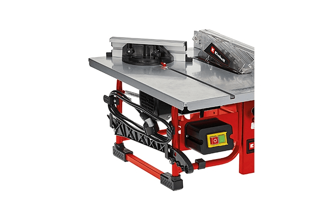 IMP0020- Einhell TH-TS 820 - Mesa de corte (800 W, lâmina de serrilha: diâmetro 200 x 16, 24 dentes) cor vermelha