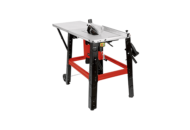 IMP0020- Einhell TH-TS 820 - Mesa de corte (800 W, lâmina de serrilha: diâmetro 200 x 16, 24 dentes) cor vermelha