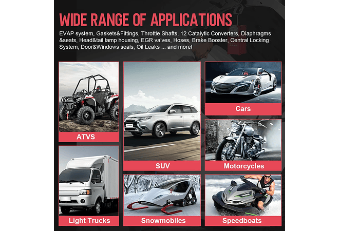 IMP0033 - Detetor de Fuga de Fumo de automóvel Ancel s100 