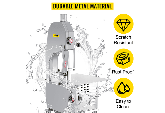 IMP0037- Máquina de corte profissional elétrica de carne/osso - VEVOR