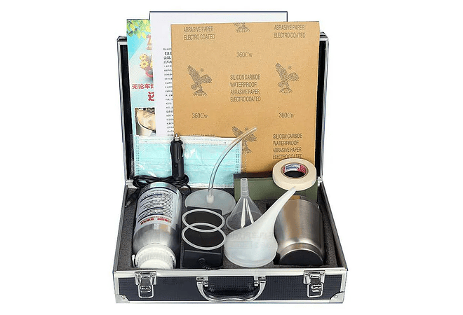 IMP0038- Farol do carro kit de polimento de reparação de restauração de automóveis ferramentas de garagem 800ml 